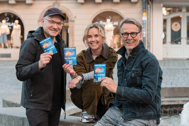Olaf Menne, Julia Ures und Markus Runte starten die Planungen für den Paderborner Jahresrückblick am 05.12.2026 in der Paderhalle