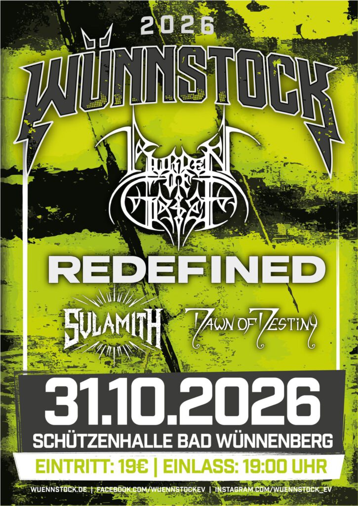 Wünnstock-Festival 2026 Veranstaltungsflyer